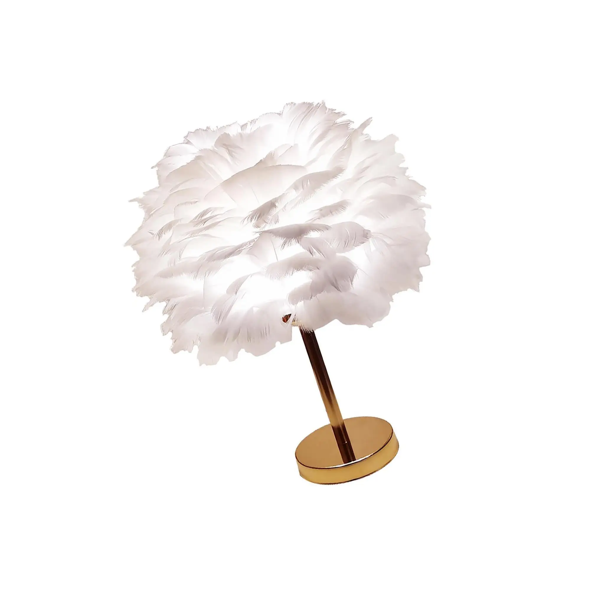 

Настольная лампа с перьями, ночник, абажур для прикроватной тумбочки, декор домашней комнаты, розовый