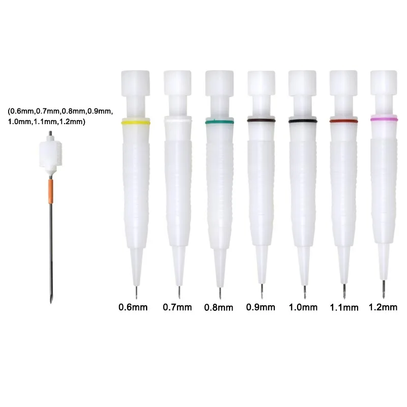 

GREATLH Hair Transplant Pen Eyebrow Beard Implanting Pen Anti Slip Hair Eyebrows Beard Planting Tool 0.6-1.2mm