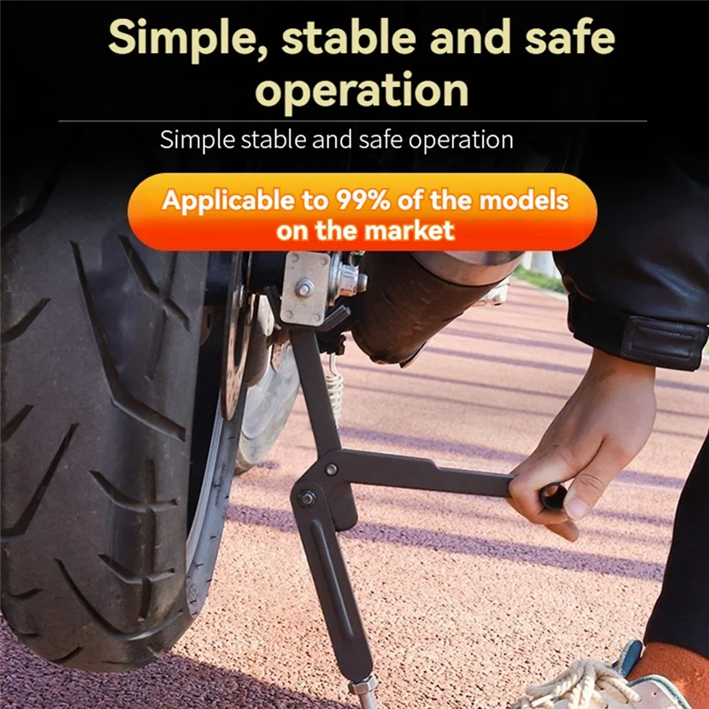 

A30P-Motorcycle Kickstand Wheel Support Side Stand Repair And Maintenance Parking Support Tool Folding