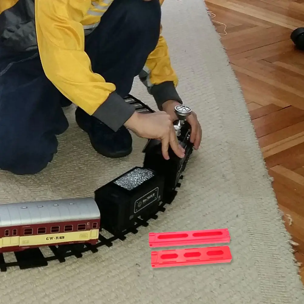 3 個ドミノトレインアクセサリー自動カードホルダー子供のおもちゃ幼児のおもちゃ建物建設おもちゃドミノブロックゲーム