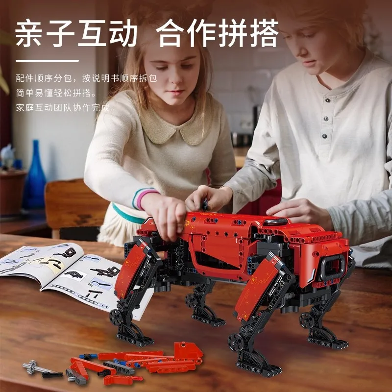 MOLD KING MOC 15067 alta tecnología potencia MK dinámica Control remoto Robot de bloques de construcción aplicación RC Robot juguetes para niños regalos de cumpleaños