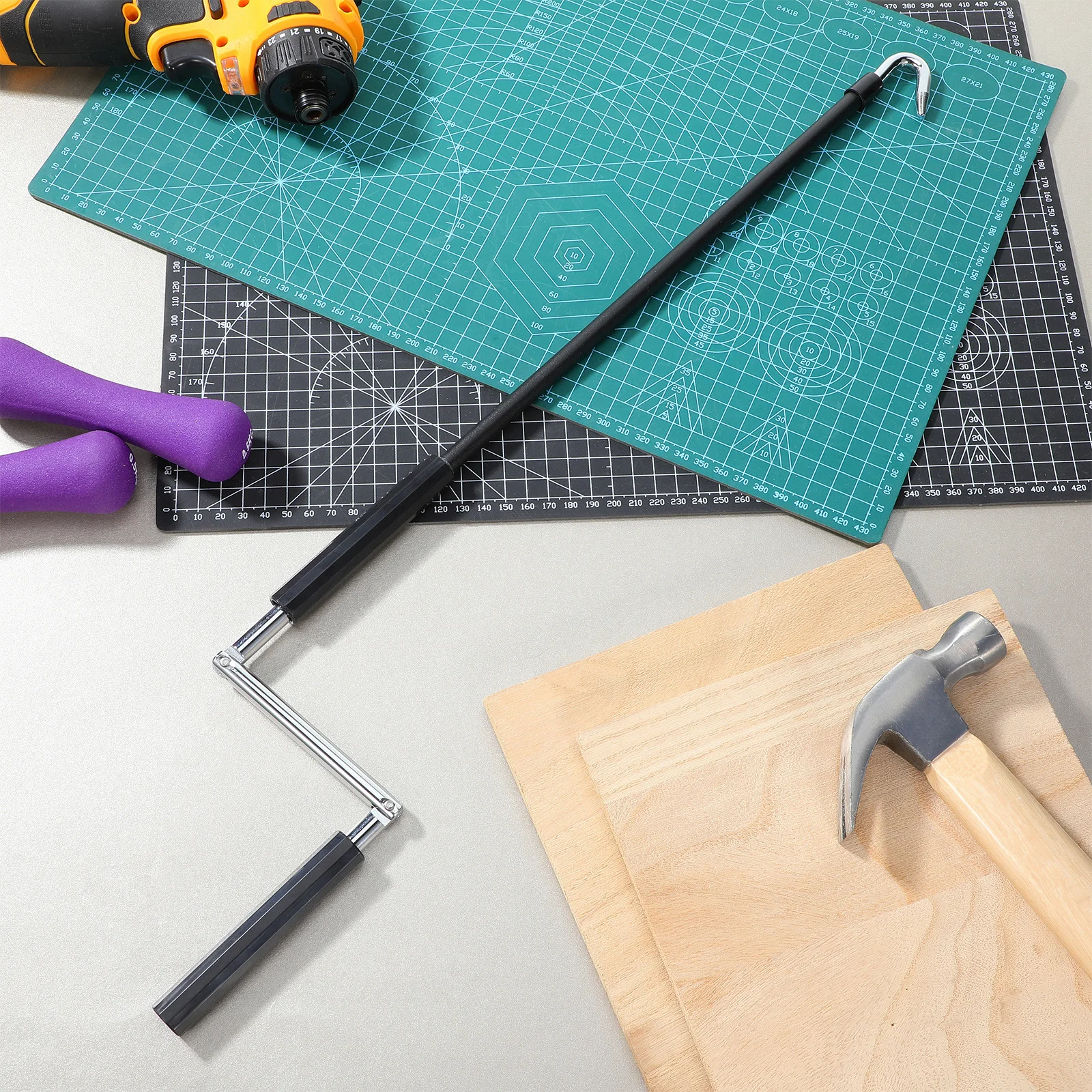 Manual Awning Crank Handle For Shade Canopy Portable Outdoor Patio Rv Universal Replacement Tool Heavy Duty Lightweight Design