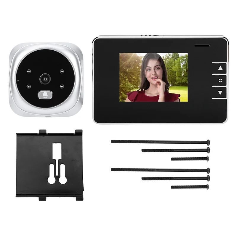 Home Anti-Theft Monitoring Electronic Doorbell Cat's Eye With 2.8-Inch Display Screen With Video And Photo Function-[Y03A]