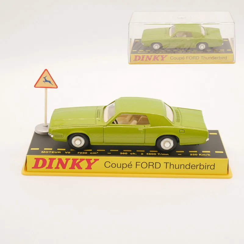 Diecast DINKY TOYS 1/43 Scale Coupe FORD Thunderbird Retro Iron Alloy Car Model