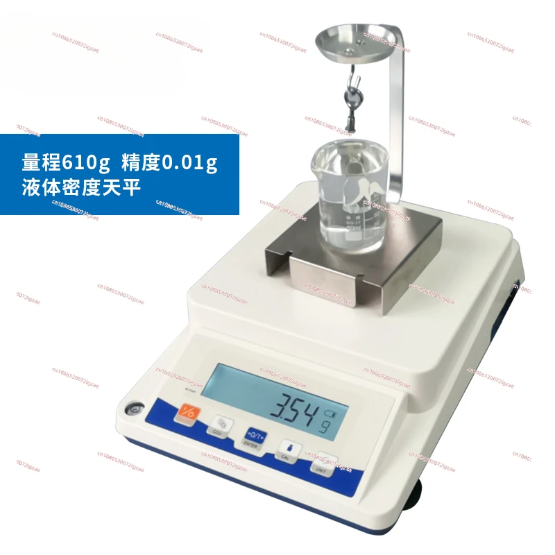 Electronic densitometer high precision solid gold plastic rubber liquid specific gravity tester