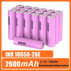 100% Brand New Original 18650 INR18650 26E 2600mAh Battery 3.7V 18650 Li-ion Rechargeable Battery