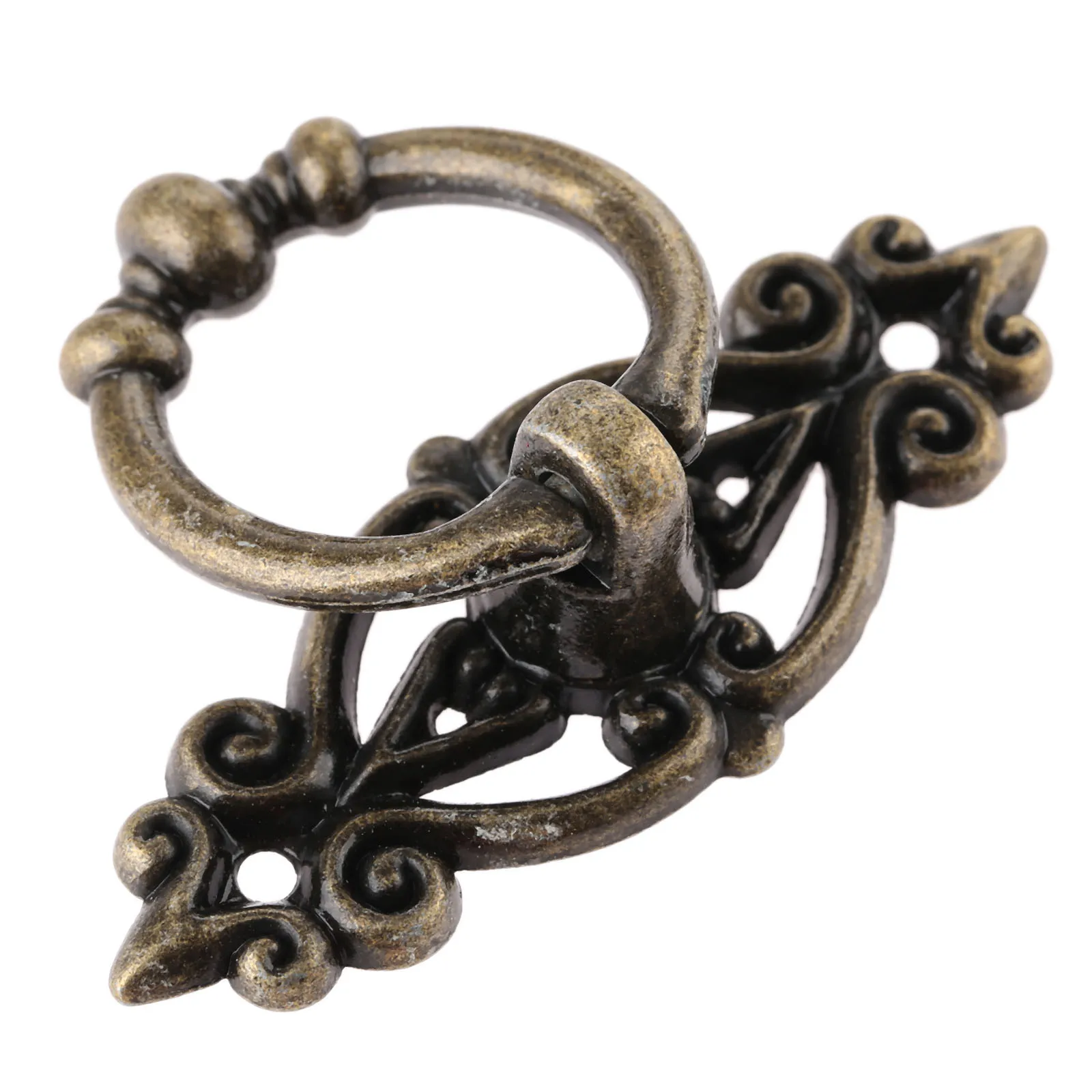 

1 шт. Ретро-ручка для шкафа, прочная классическая мебельная фурнитура из цинкового сплава, ручка для двери гардероба 65*25 мм с винтами