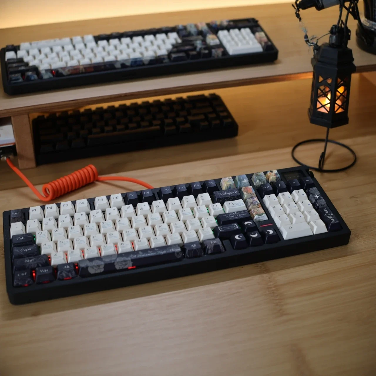 

Night Dream keycap Thickened material 1.7-1 Thickness Original height Five-sided sublimation keycap