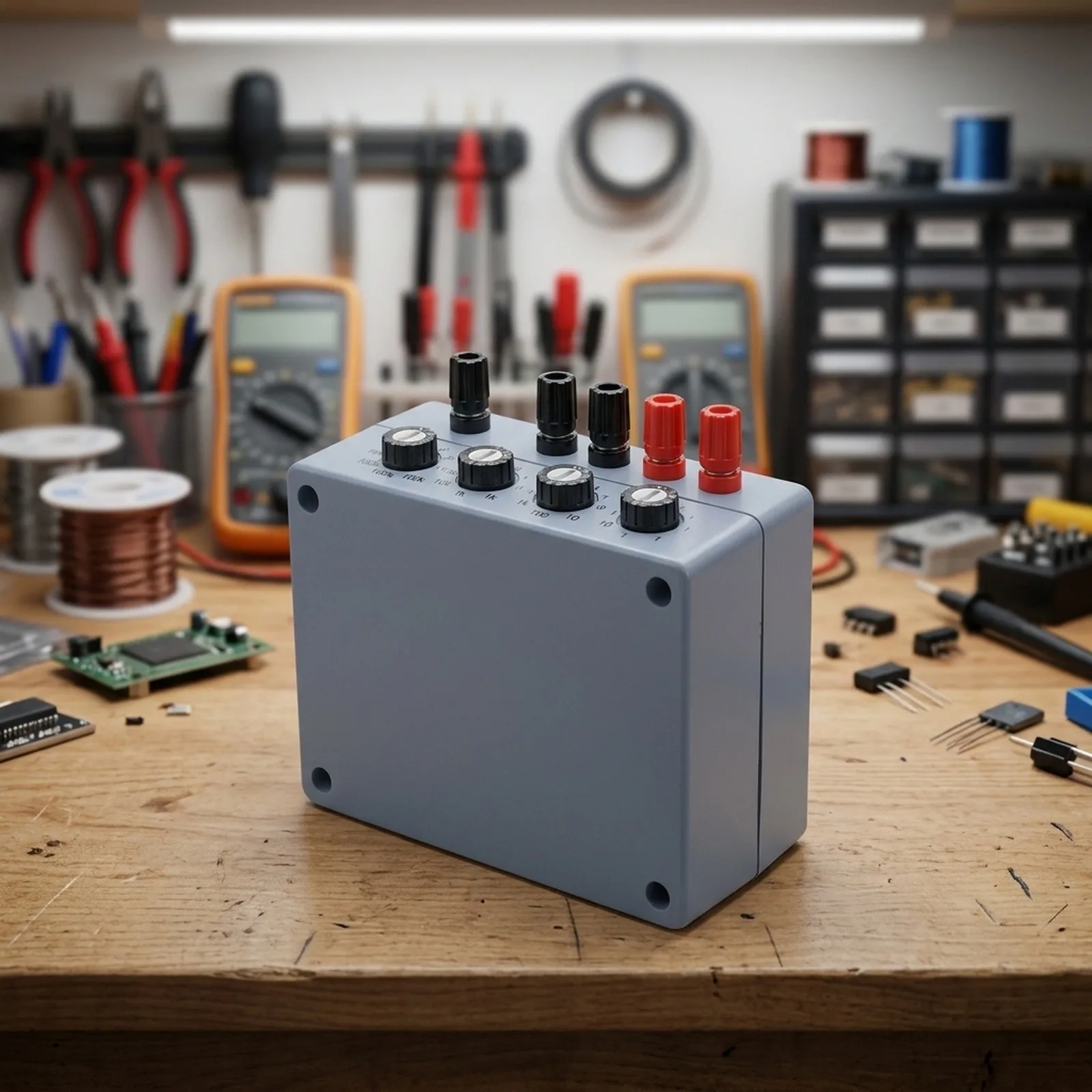 Reliable WY-RES-01 Resistor Box Supporting 8-Band Resistance Adjustment for Signal Simulation and Sensor Interface Testing