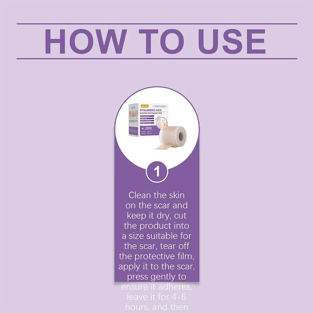 

1 Roll Silicone Self-Adhesive Scar Sheets Covering Patch Waterproof Breathable Body Hand Skin Care Tape Tattoo Accesories