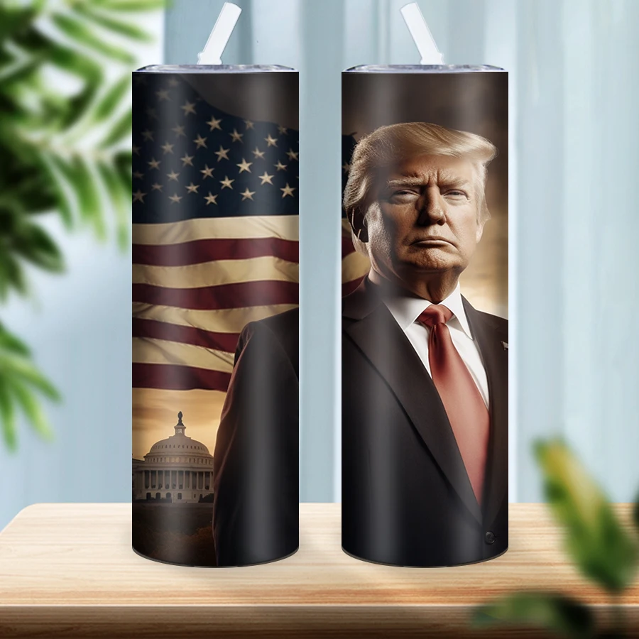 20oz Skinny Stainless Tumbler Straw Lid 3D Print 