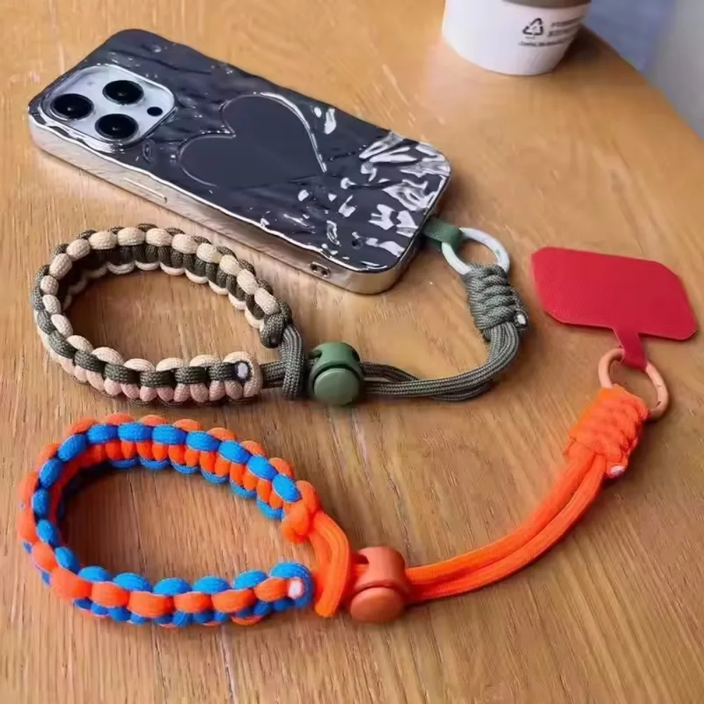 Picture 3: Universal Adjustable Mobile Phone Self-locking Anti-loss Lanyard for iPhone Samsung Short Wrist Strap Durable Cell Phone Strap