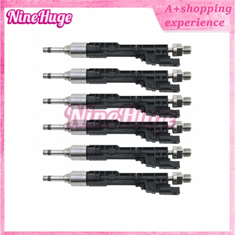 6Pcs Fuel Injector 0261500109 13647597870 13647639994 for BMW 328i 328i XDrive 320i 528i XDrive 528i X1 X3 2.0L 2012-2014