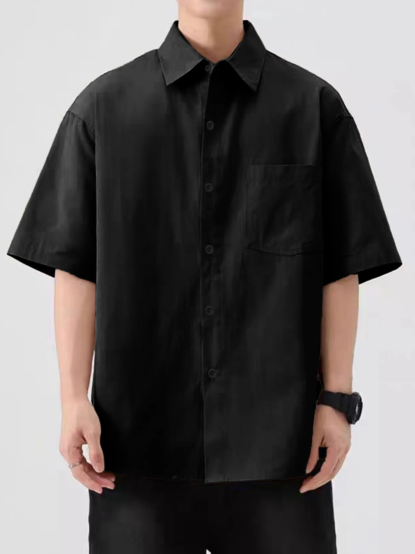 

Новая летняя однотонная эластичная рубашка с длинными рукавами, универсальная, утягивающая, повседневная и стильная верхняя одежда