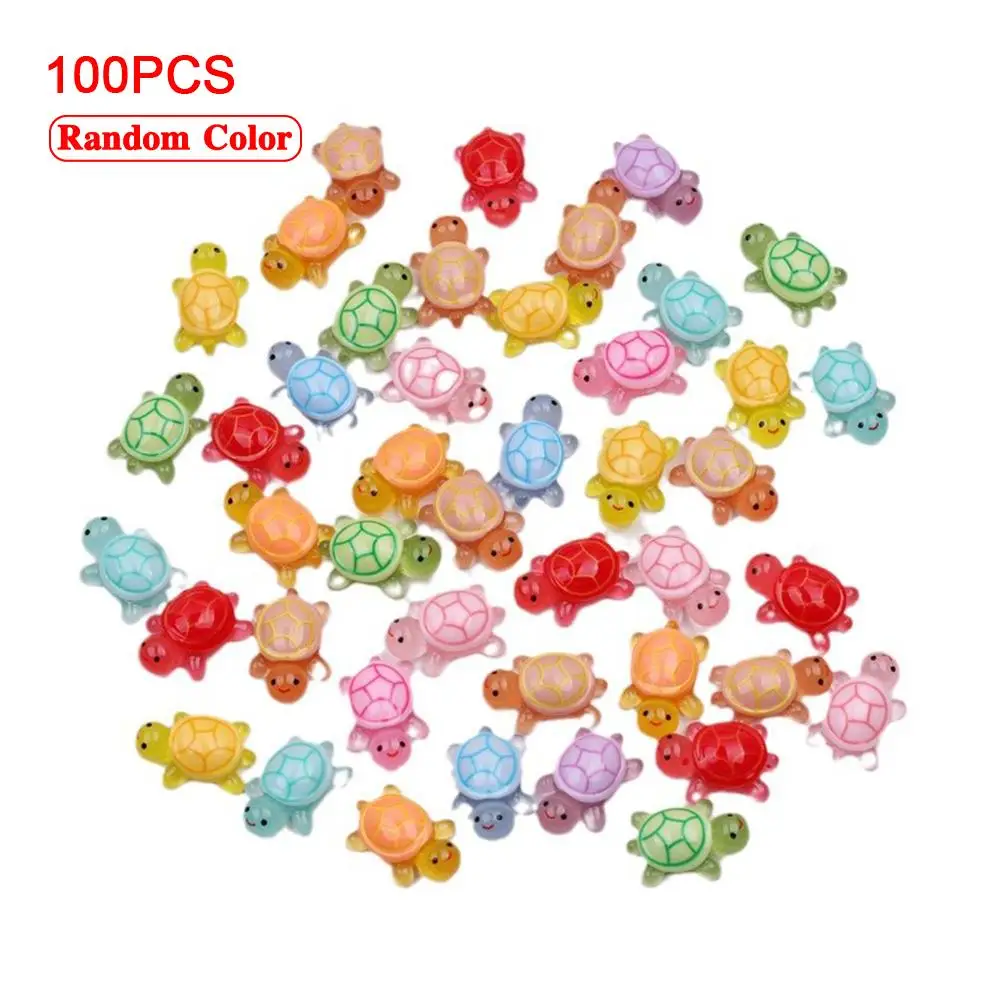 100 szt. Miniaturowe pudełka w kształcie żółwia, otwierane, 1,1 cm i gigantyczne, 17 cm, lampka nocna, zabawka dla dzieci, ozdoba.