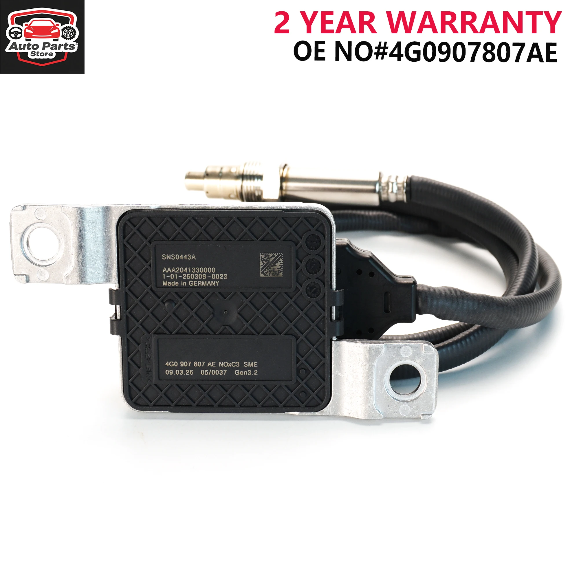 

4G0907807AE SNS0443A Nitrogen Oxide Sensor NOx Sensor For Audi A6 A7 A8 Q7 3.0 TDI Diesel Exhaust Parts
