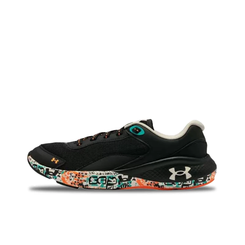 Under Armour Charged Vantage Black Printed Shock-Absorbing Soft Lightweight Low-Top Casual Running Women Shoe 3027033-001