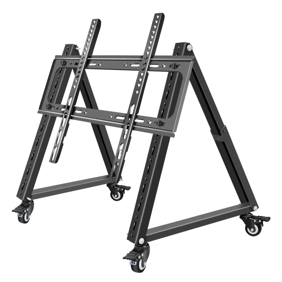 Carrito para TV de 32-70 Pulgadas, Soporte Rodante para Pantalla de Plasma, Soporte para Monitor LED LCD, Soporte para Monitor de PC, Soporte de Baja Altura para Pantalla