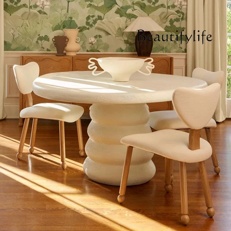 

R Обеденный стул из цельного дерева, домашний стул со спинкой, дизайнерский скандинавский простой современный обеденный стол, стул, табурет