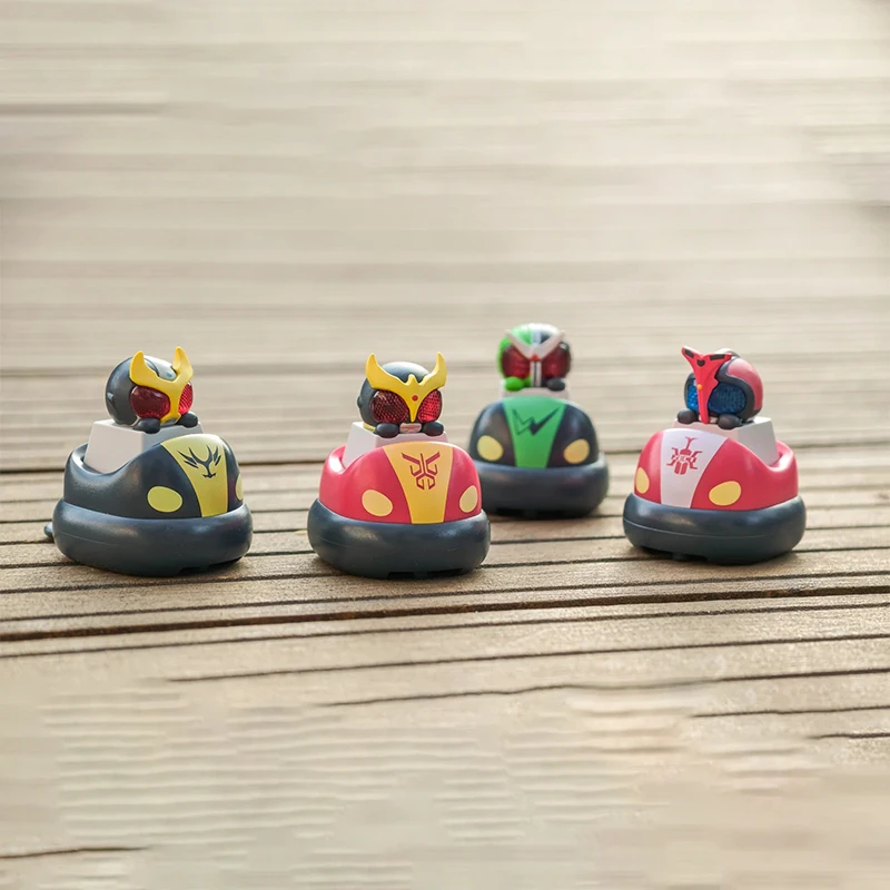 

In Stock New Genuine Playlab Kamen Rider Keycap Blind Box Pop Fidget Keycap Desktop Ornament Trendy Play Peripheral Gift