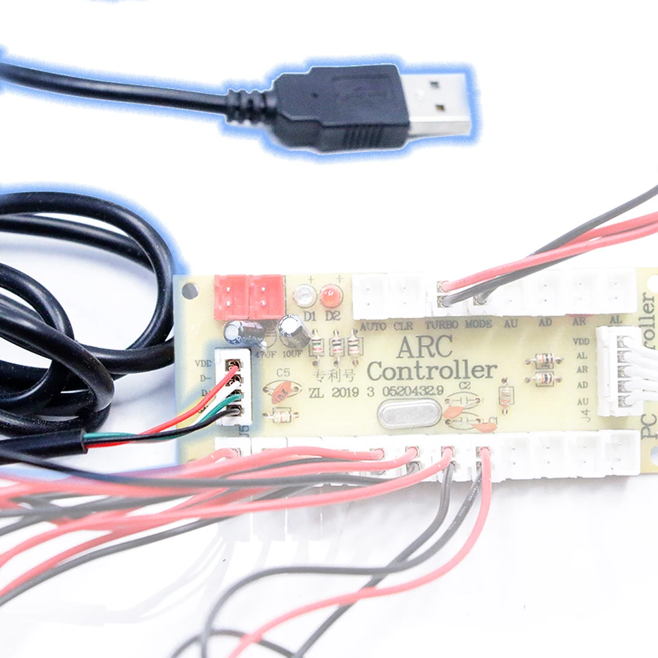 Xh2.54 4 Pin To Usb2.0 USB Cable For Zero Delay Encoder Board