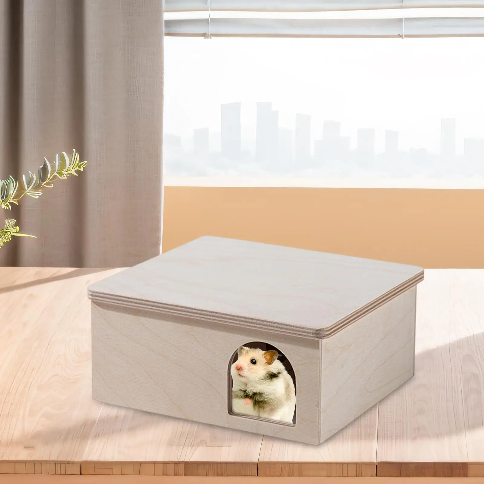 Hamster House Hamsters Hideout Gerbil House Interesting Multi Chamber Tunnel Exploring Toy for Small Pet Gerbils Rat Hamster