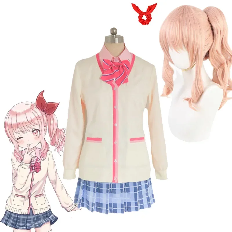 

Akiyama Miyuki cosplay JK uniform skirt project Sekai colorful stage! Feat AMIA costumes 25:00 at nightcord MZK wig headgear