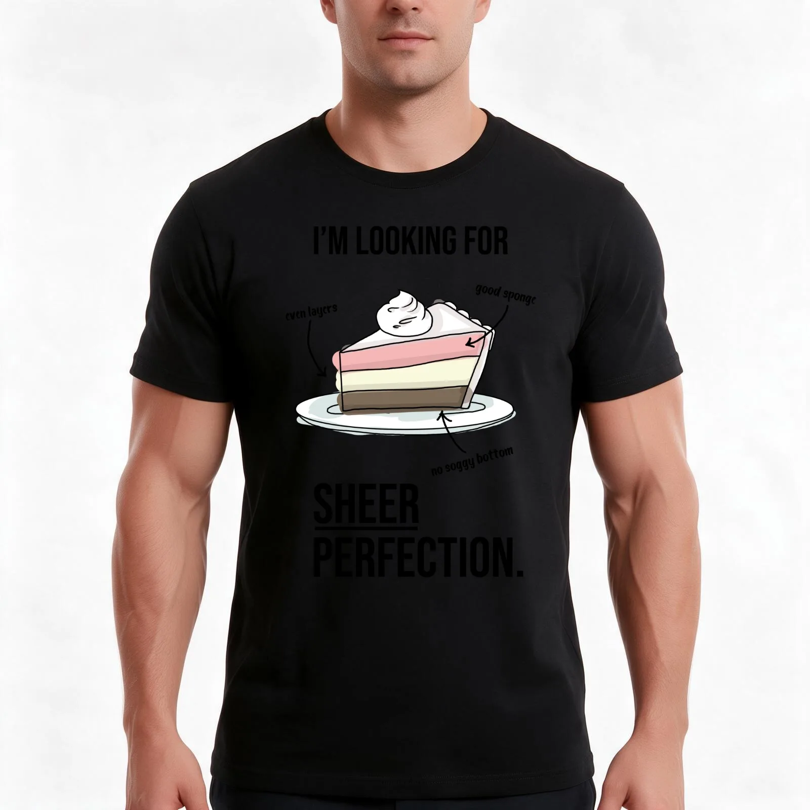 Sheer Perfection T-Shirt, Summer Casual Cotton Tee, Oversized Streetwear Tops, Vintage Graphic Print, Loose Fit Short Sleeve