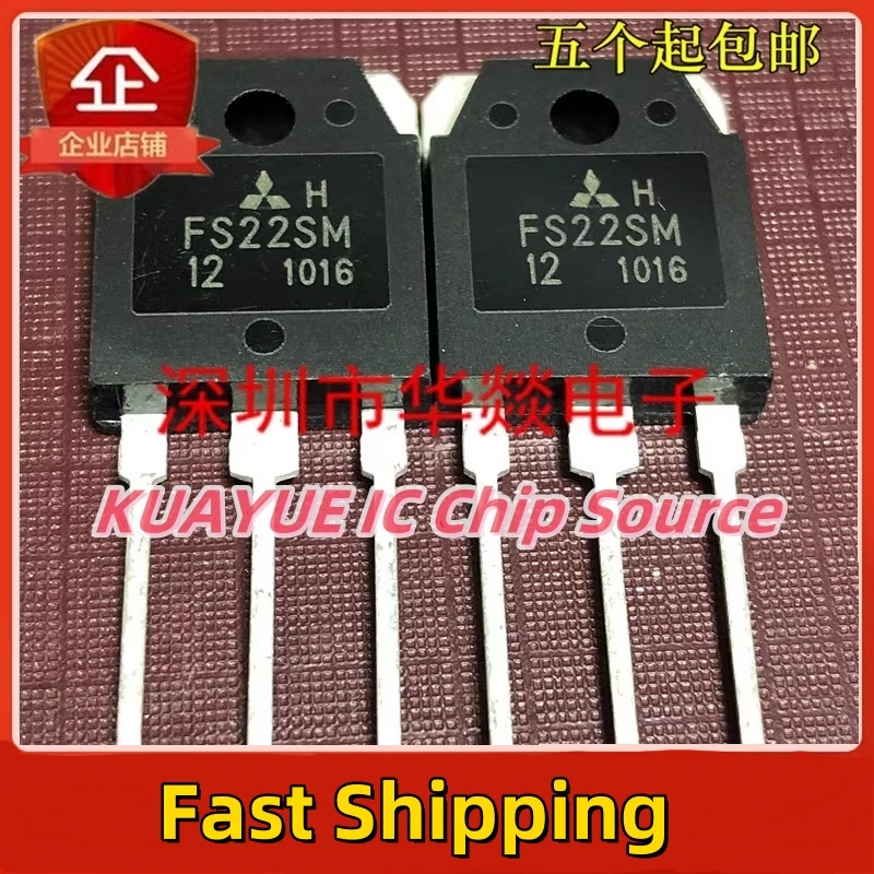 10PCS-30PCS   FS22SM-12   TO-3P  600V  22A  Fast Shipping Quality Guarantee