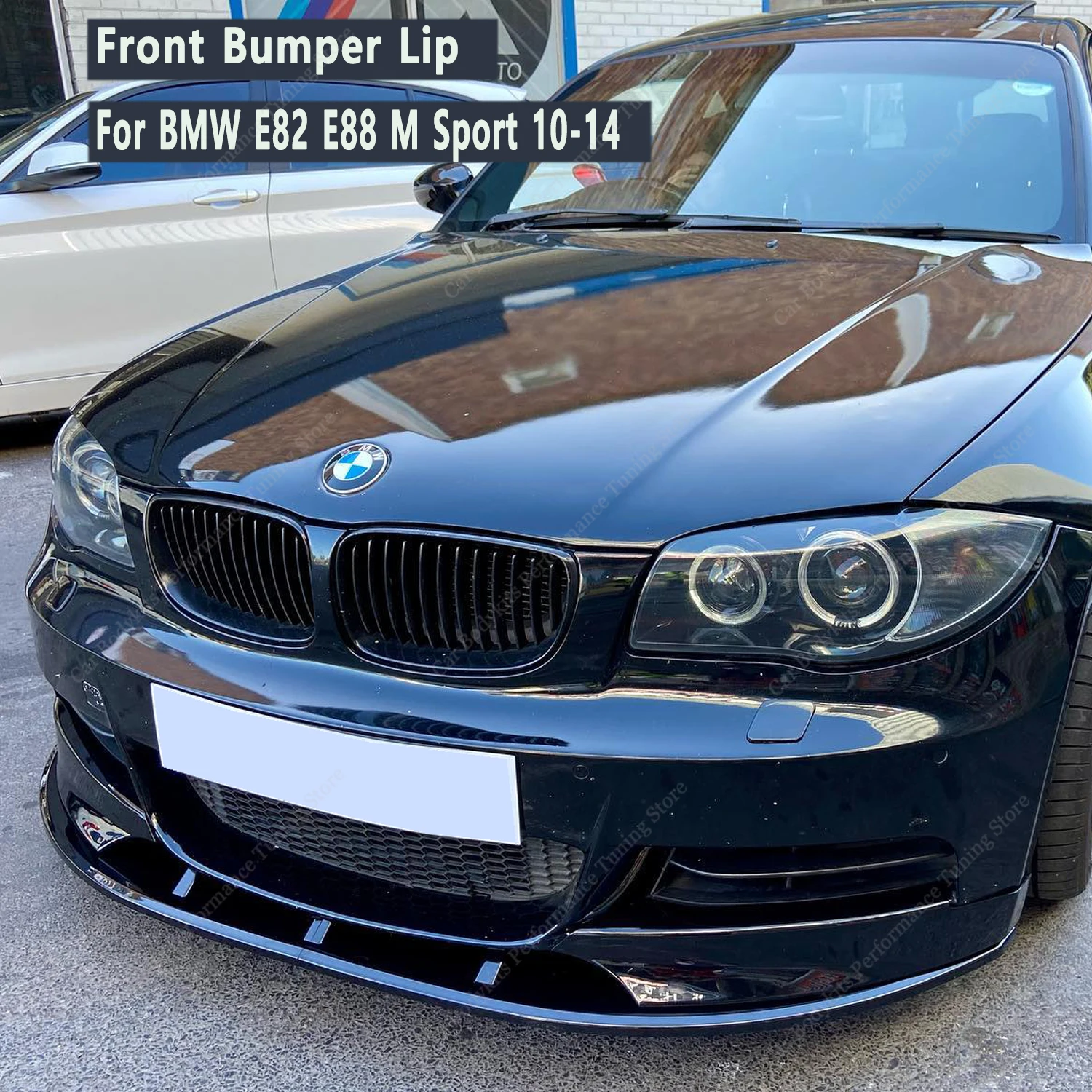 

For BMW E82 E88 M Sport Front Bumper Lip Spoiler Splitter 135i Coupe/Cabrio 2007-2014 Styling Bodykits Tuning