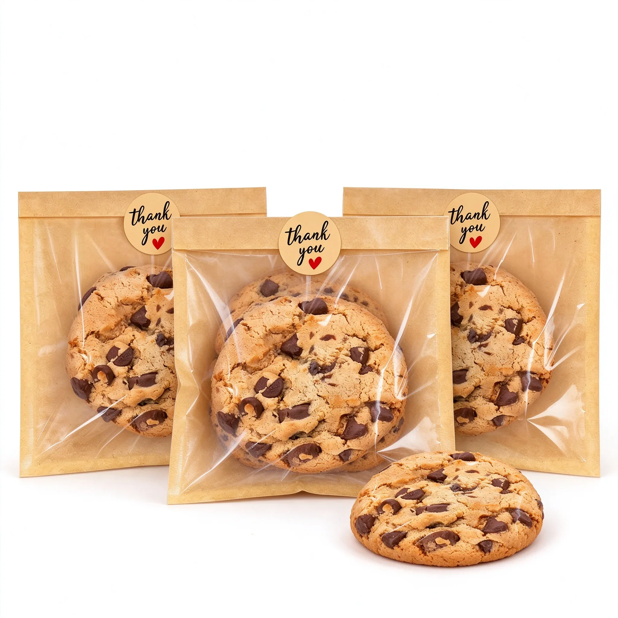 20/50/100PCS Disposable Paper Bakery Bags for Bread Toast Croissants Cookies Pastries Oil Resistant Food Packaging Kitchen Use