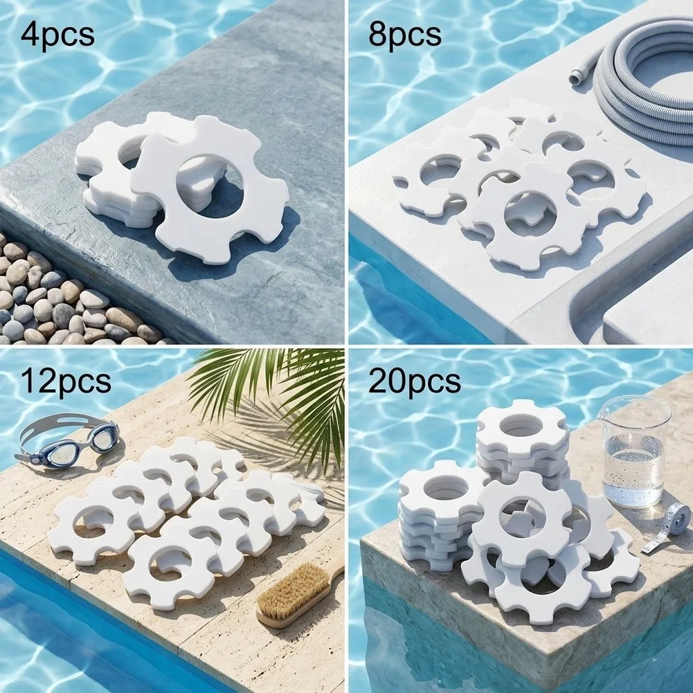White Pool Cleaner Sponge Filter For WINNY Cordless Robotic Cleaner HJ1102P 300x300x10mm Replacement Parts Accessories