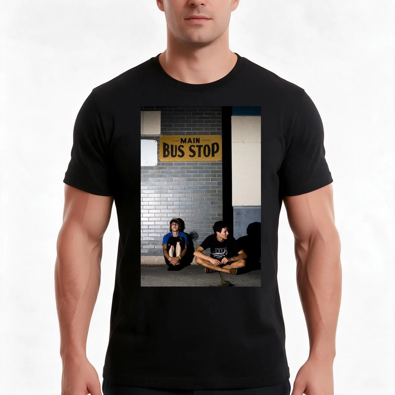 Mat and Brian 2 T-Shirt Summer Casual Cotton Tee Oversized Streetwear Tops Vintage Graphic Print Loose Fit Short Sleeve
