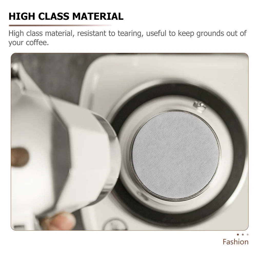 

400pcs Coffee Paper Holders Portable Filters Doilies Filtering Pads Espresso Mats Machine Disposable Coffee Paper Filter High