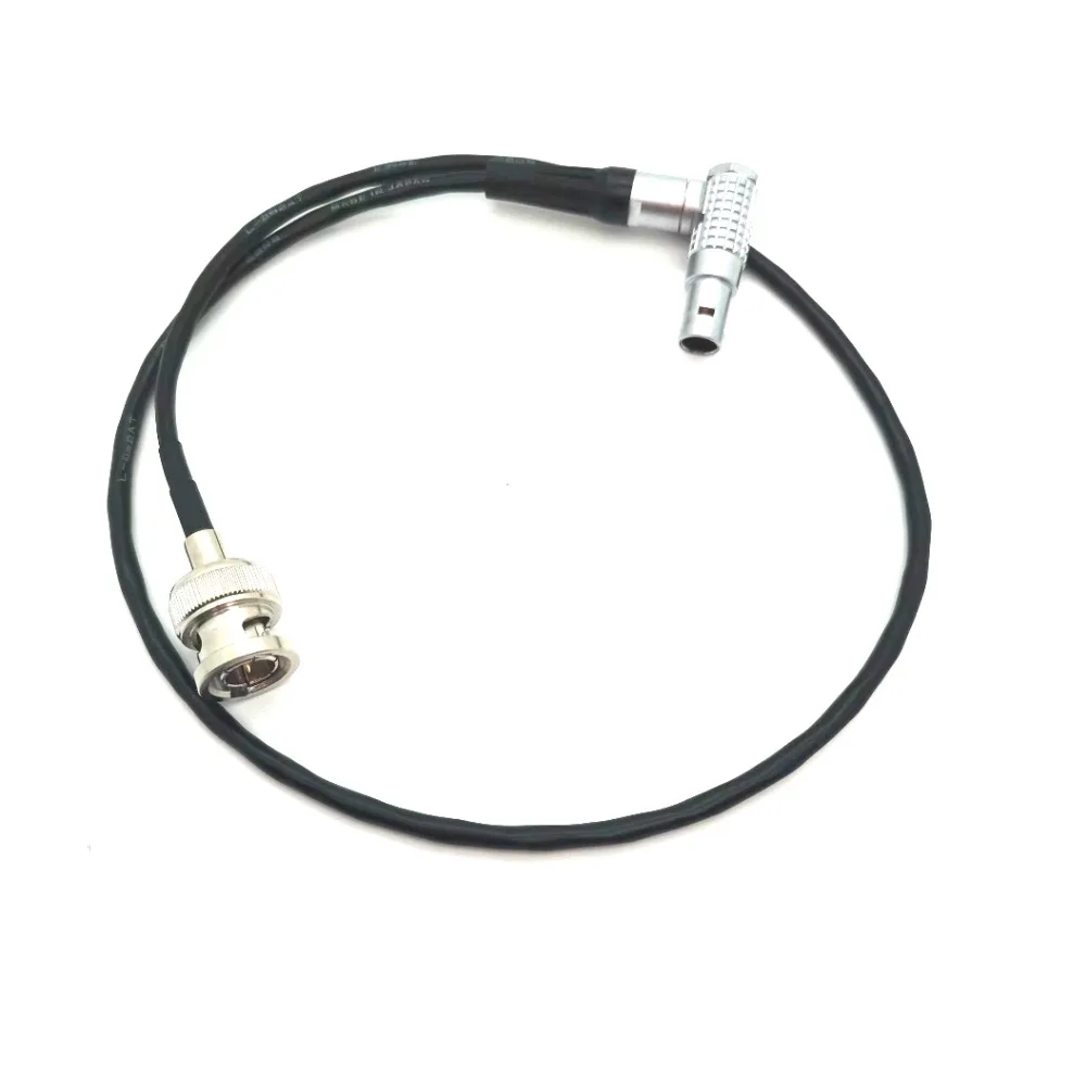 

New BNC Male to EXT 9 Pin Male Right Angle Time Code Cable for Sound Devices ZAXCOM Red Komodo