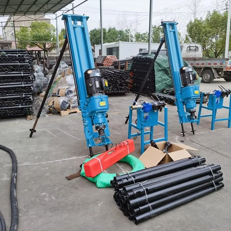

Small Portable Dth Drilling Machine Diameter 80-130mm Borehole Underground Deep Rock Drilling Rig for Sale