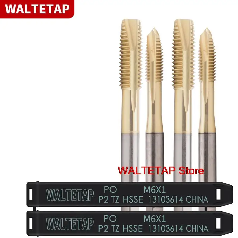 Imagem -06 - Waltetap Hsse-m35 Jis Padrão Tiain Revestimento Espiral Torneira Pontiaguda M11 M12 M13 M14 M16 M18 M20 M22 Parafuso de Máquina Torneiras de Rosca Fina