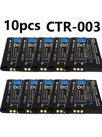 2000mAh CTR-003 For Nintendo 2DS 3DS NEW 2DS XL Battery CTR-003 For Nintendo 3DS N3DS Gamepad Controller New 3DS 3DS