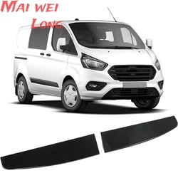2012-2019 For Ford Transit Custom Mk8 Double Door Rear Trunk Spoiler Lid Wing Cover High Quality ABS Gloss Black Carbon Look