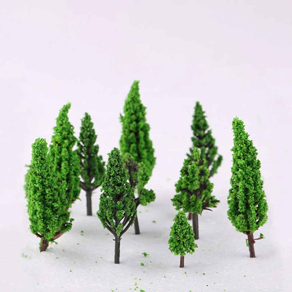 Arbres miniatures. Modèle Modèle Trail Traire Arbres De Railroad Arbres miniatures. Modèle Modèle Trail Traire Arbres De Railroad