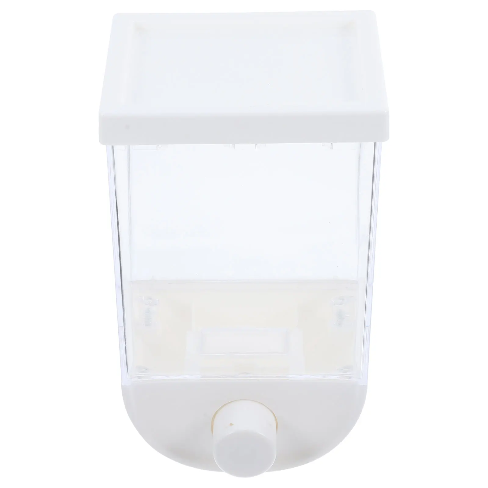 

Plastic Storage Tank Grain Containers Airtight Dry Food Dispenser Punch Free Hanging Kitchen Organizer Transparent Plastic