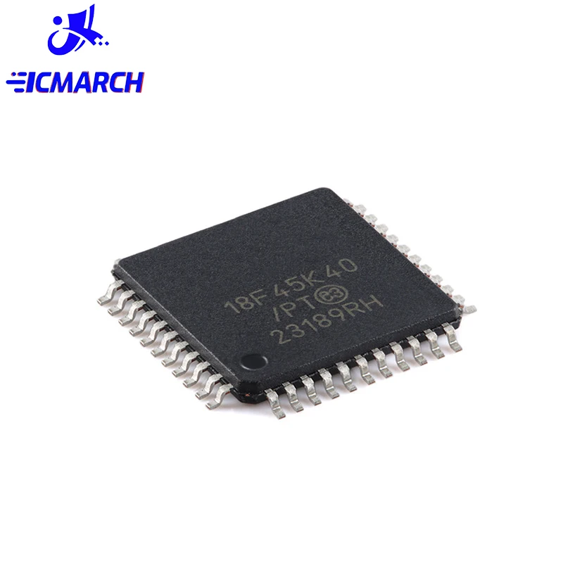 1 stück pic18f45k40 PIC18F45K40-I PIC18F45K40-I/pt TQFP-44 single chip embedded micro controller chip neue gute qualität chipsatz