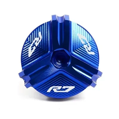 لياماها YZF R1 R3 R6 R7 R1M YZFR1 YZFR3 YZFR6 YZFR7 دراجة نارية الملحقات CNC زيت المحرك غطاء فتحة التعبئة غطاء قابس الزيت YZF-R7 R6