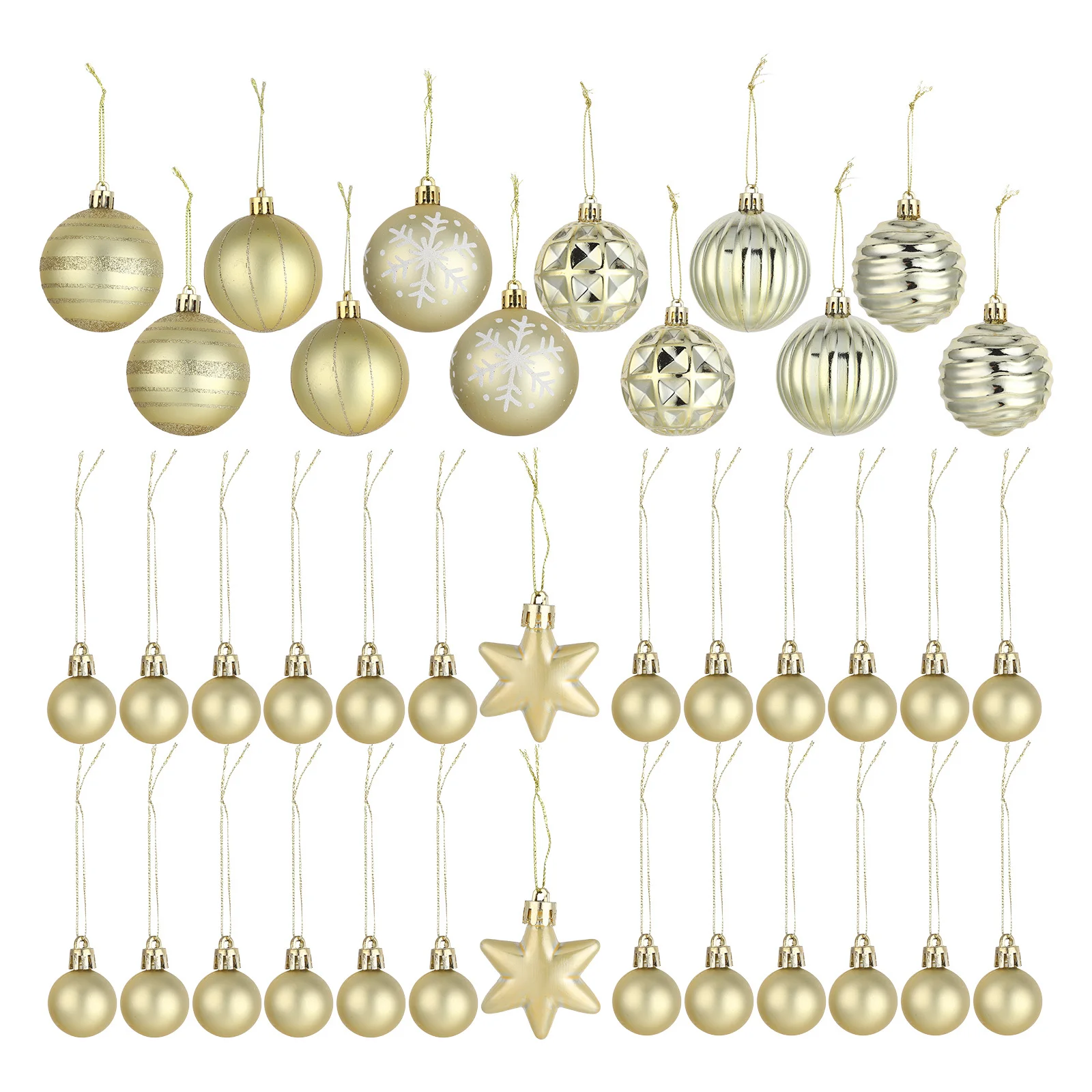 

42 Pcs Plastic Decorative Pendants Party Decoration Hangings Decorations for Home