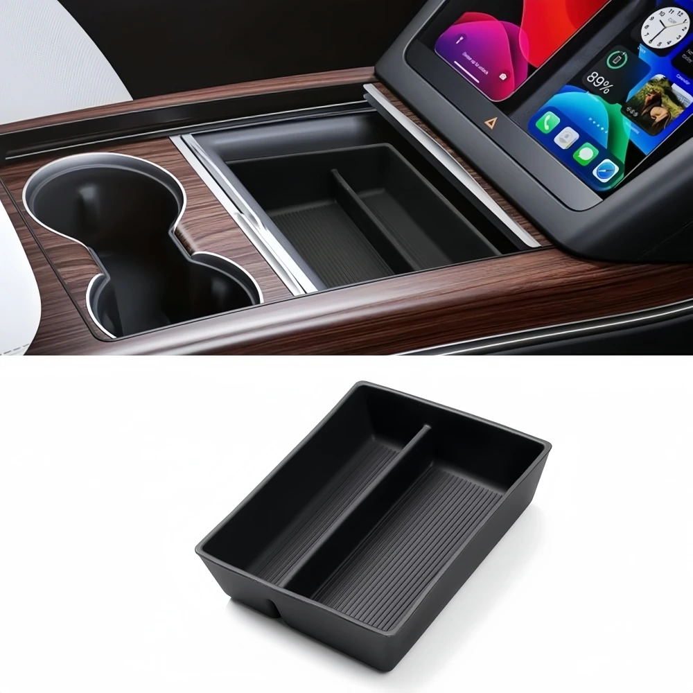 Center Console Organizer Tray For Tesla Model S Model X Plaid/Long Range 2021-2024 Armrest Center Console Storage Box