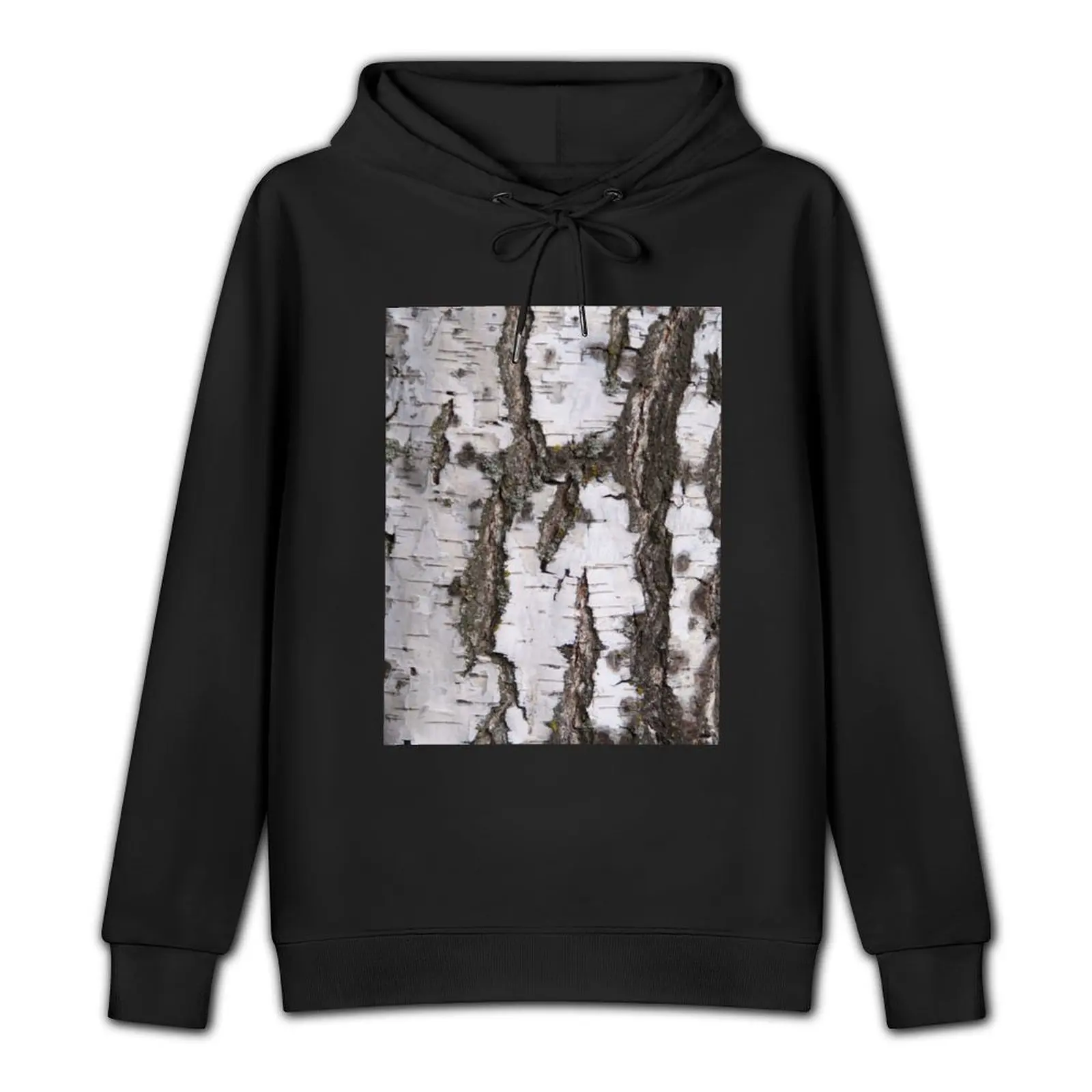 Birch bark pattern Pullover Hoodie men wear men's clothes graphic t shirts men tracksuits