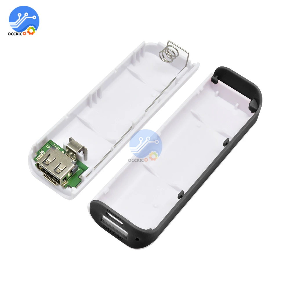 Portable Led powerbank case module External battery For Mobile Phone 18650 Box Phone Charger Diy kit power bank case shell cover