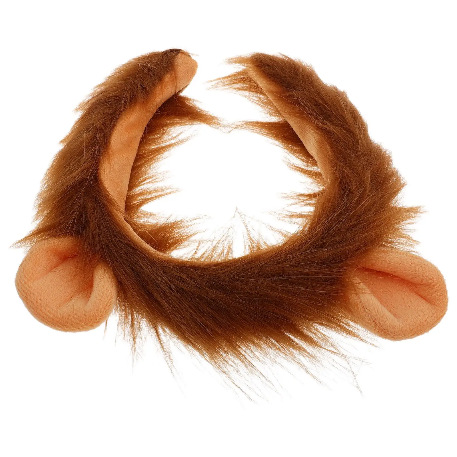 

Lion Headband Stuffed Ear Hairband Kids Accessories Zoo Party New Years Giraffe Lion Headpiece Performance Animal Costume