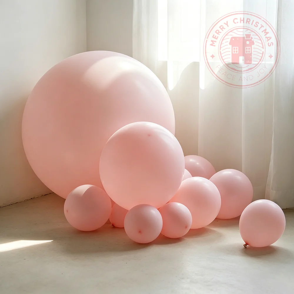 Ballons en latex rose de 5 à 36 pouces, petits et grands, gonflables à l'hélium, pour future mariée, anniversaire de bébé, décoration de mariage, fournitures de fête