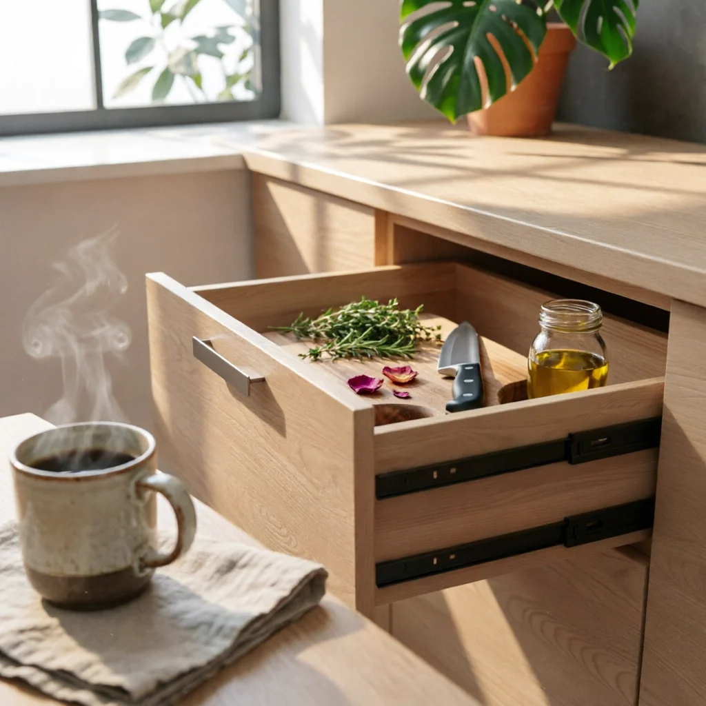 2 Pieces Stainless Steel Drawer Slide Quiet Operation 3 Section Drawer Slide Home Hardware Effortless Gliding for Industrial